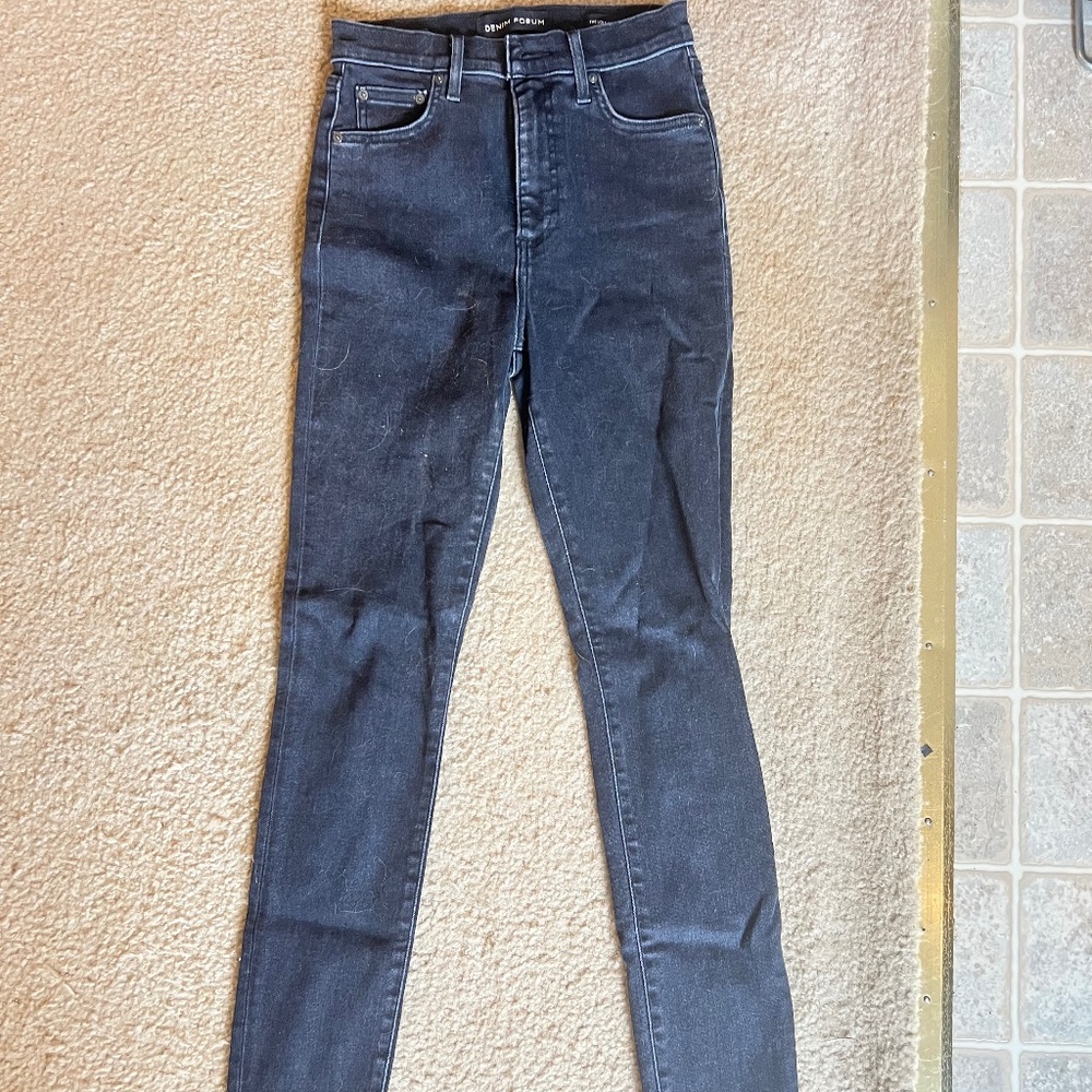 Denim Forum Lola High Rise Skinny Jeans
